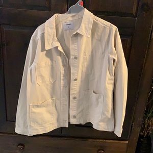 5/$45 Old Navy White Jean Jacket